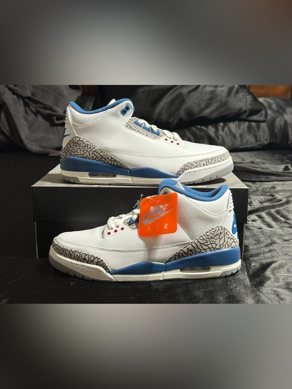 Men's Size 12.5 - Jordan 3 Retro True Blue (2026)